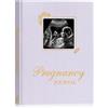 Lanpn Diario della Gravidanza Mamma 105 Pagine, Libri Ricordi Gravidanza Organizzare il Parto, Libro Album Gravidanza per Ecografie Fotografie, Regalo Future Mamma Donne Incinte, Inglese, Viola