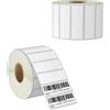 BETCKEY - 76mm x 25mm(3 in x 1 in) Perforated Etichette Termiche per Codice a Barre e Indirizzo Compatibile con stampanti Zebra e altre [2 Rotoli/2750 Etichette]
