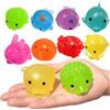 Aiyouwei 8 pezzi Jumbo Glitter Mochi Squishy Giocattolo Squishy Animali Stress Reliever Bambini Party Favori
