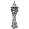 Q P Quality Printing 3D QP3D Clock Tower - Torre dell'orologio - Fantasia medievale Battle House Terrain Scenery per tavolo e RPG 28-32 mm miniature Wargame Props DnD D & D, scultura in PLA stampata 3D, verniciabile