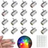 Felicify Mini Luce LED, 20 Pezzi Luci LED a Batteria, Lucine LED Decorative a Batteria, Micro LED, Lucine LED Decorative per Casa delle Bambole, Accessori per Casa delle Bambole (5 Colore)