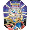 Pokémon - Gioco di carte collezionabili: Tin-Box leggende potenti: Zacian-ex (1 carta promozionale olografica e 4 boosterpack)