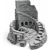 Q P Quality Printing 3D QP3D - Mulino a vento medievale in rovina - Fantasia Battle House Terrain Scenery per tavolo e RPG miniature 28-32 mm Wargame Props DnD D & D, stampato e verniciabile in 3D
