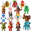 Hlayshing 15 Pcs Steal A Brainrot Figure,Set Figure d'Azione Brain-rot Italiano,3D Printed Italian Brainrot Animal Giocattolo Collezione,Adatto Come Decorazioni da Scrivania e Regalo per Giocatori e Gioco Fans