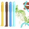 ASQzhuLIWing 4 bastoncini di respirazione masticabili, bastoncini di silicone traspiranti da masticare, giocattoli da masticare autismo, bastoncini di respirazione di olio essenziale flessibili per concentrazione