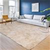 INSPIRE HOMEWARE Tappeto per soggiorno di grandi dimensioni, 200 x 290 cm, morbido e soffice, color crema tie-dye, per camera da letto, non perde pelo, moderno, per salotto, antiscivolo, per cameretta