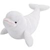 Wild Republic Ecokins Mini Balena Beluga, Peluche per Bambini 20 cm, Peluche di qualità, Regalo di Compleanno, Giocattoli Ecologici, Creato Riciclando 7 Bottiglie in Plastica