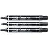 Pentel N50 marcatore permanente punta conica nero 3 pz