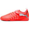 PUMA Future 9 Play IT V JR - Scarpa da Calcio, Rosso Brillante, Bianco e Nero, Taglia 42, Glowing Red PUMA White PUMA Black, 29 EU