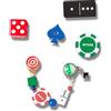 Crocs Game Night 5 Pack, Charm Decorativi per Scarpe Unisex-Adulto, Multicolore, Taglia Unica