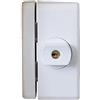 Abus Ts96A Al0089 Serratura con Blocco, Blocco per Finestre con Chiusura Intuitiva e Allarme, Chiusura con Chiave, Livello di Sicurezza: 10, 78563, Bianco