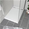 Aurlane Piatto da appoggio extra piatto in acrilico, 120 x 80 cm, Whiteness II bianco 120