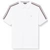 Tommy Hilfiger Uomo Maglietta Polo Maniche Corte Regular Fit, Bianco (White), XXL