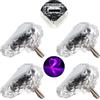 CTRICALVER Luce ambientale Tipo C triangolo (touch) rosa (4 pcs) 5V/1A piccola luce di emergenza luce interna, materiale PC adatto a varie prese di tipo C come power bank e automobili