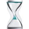PIZZACRAFT Clessidra a Sabbia 10 Minuti con Effetto Anti-Gravità - Timer Sensoriale Premium, Sabbia Mobile per Decorazione Vintage da Scrivania, Aiuto Concentrazione per Adulti e Bambini(Green)