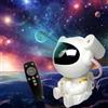 AURIVEE Proiettore Stelle Astronauta LED - 7 Effetti Luci con Telecomando, Lampada Notturna Bambini, Decorazione Camera da Letto & Gaming Room, Idea Regalo