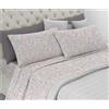 Riad Arredo Set Completo Letto in Flanella 100% Caldo Cotone Antipalline - Completo Lenzuola Morbide - Made In Italy (Sakura Beige, Matrimoniale)