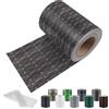 Sunnylaxx Strisce Frangivisto in PVC, 35m x 19cm, Rattan-Anthrazit 450g/m² con 20 Clip Frangivento da Recinzione,Protezione Privacy per Giardino