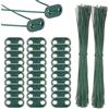 Sinmoe 30 Insieme Schermo Privacy Kit di Montaggio Resistente alle Intemperie Incluse 30 Clip di Fissaggio e 30 Piastre di Montaggio Fascette Fermacavi (Verde)