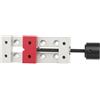 Spacnana Mini Morsetto Piatto, Morsa Piatta per Trapano, Mini Morsetto da Tavolo in Alluminio da 50 Mm Morsa da Banco per Macchina Meccanica per Gioielli Orologio Nucleare in Noce,
