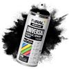 INRAL Vernice spray - nero intenso RAL 9005 vernice spray universale 400 ml. Bomboletta spray per metallo, plastica, legno e pietra, alta copertura, resistente alla pioggia e ai raggi UV, per interni