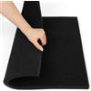 APXEL Spugna Filtrante, Nero Pori Medi 50 * 50 * 2cm-35PPI Schiuma Filtrante, Spugne Filtro per Acquari, Vasche di Raccolta E Sistemi Idroponici