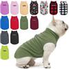 BEAUTYZOO Gilet in pile per cani di piccola e media taglia, con anello a D, guinzaglio per il freddo, per cani di taglia XS, S, M, ragazzi o ragazze