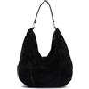 Freiesoldaten Borsa a tracolla da donna in pelliccia sintetica morbida in peluche peloso, Beige, 11.81 * 4.33 * 12.2