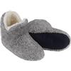 Formalind Pantofole in Lana Vergine di Pecora con Suola Antiscivolo - Scaldapiedi (grigio) 36/37 EU