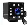 G Fotocamera USB 100 fps, webcam per visione notturna, webcam FHD 1080P con taglio a infrarossi e 10 luci a LED, obiettivo da 3,6 mm, telecamera di sorveglianza diurna per Windows, Linux, Mac,