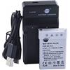 DSTE EN-EL5 Li-ion Batteria e Caricabatterie USB Compatibile per Nikon Coolpix P510 P520 P530 P5100 P6000 S10 P3 P4 P80 P90 P100 P500
