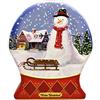 stylebox Scatola di Latta Natale Box Decorazione Scatola di Latta con Decorazioni con Stampa Winter Wonderland, Volume: 1,5 litro, 19 x 16 x 6 cm