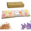 Sakito Cuscino Termico Microonde (43x12 cm) - Sollievo Naturale per Dolori Cervicali, Lombari e Mestruali, Uso a Caldo o a Freddo - Elevata Ritenzione del Calore - Profumo di Lavanda - Scatola Inclusa