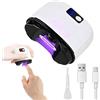 LAIVIYA Tagliaunghie Elettrico, 2 in 1 per UnghieTagliaunghie Automatico di Sicurezza con 3 Livelli di Velocità Portatile con Luce LED e 360° Lucidante Intelligente RicaricaType-C Basso Rumore(Bianco)
