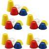 AMANDELIZABE Jumbo Golf Tees Gomma Invernale Golf Tees Gomma, varie altezze e multicolori, per le giornate gelide, 20 pezzi