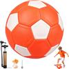 Mineup Pallone da Calcio Curvo Taglia 5, Gomma Swerve Ball, Curve Ball Football, Include Pompa Dell'aria, Ago Dell'aria e Borsa a Rete per Allenamento di Calcio al Chiuso e all'Aperto