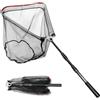 Gykutix Retino da pesca 130 cm Guadino pesca Telescopico, Guadino Carpfishing Nylon Pieghevole, Tre Sezioni Pieghevole, Facile da Catturare e Liberare, per Stagni, Ruscelli, Laghi e Dalla Barca