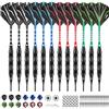 CyeeLife Freccette per Dart con Punta in plastica, Set di 12 Freccette Soft Darts da 20 Grammi per Dartboard Elettronico