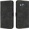 OKZone Cover per Samsung Galaxy J310/J3 2016/J3, Custodia in Pelle Samsung J310/J3 2016/J3, Cover a Libro Galaxy J310/J3 2016/J3 Magnetica Portafoglio Flip Caso con Wallet Case Cover (Nero)