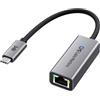 Cable Matters Adattatore USB C a Ethernet, adattatore di rete da Gigabit Ethernet a USB C per 1000 Mbps, compatibile con MacBook Pro, iPhone 16 Pro/Max, iPad Pro, Dell XPS, Surface e altri dispositivi