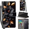 PHINIENLAND Cover per Samsung Galaxy S9 Plus Case PU Pelle Custodia [Kickstand] [Chiusura magnetica] [Slot per Schede], Portafoglio Flip Custodia per Samsung S9 Plus,Fiori