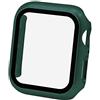 OcioDual Custodia Protettiva Compatibile con Apple Watch Series 4/5/6 SE 44mm I Custodia a Protezione Completa Ultrasottile, Resistente a Graffi e Cadute. Verde Scuro