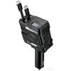 Gaogodot 4 in 1 Caricabatterie Auto USB, 75W Caricatore Auto Retrattile, Adattatore Accendisigari Ricarica Rapido per Cellulare Tablette Compatibile con iPhone, Android - Accessori Auto Interno