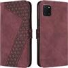 OKZone Cover per Samsung Galaxy A81/M60S/Note 10 Lite, Custodia in Pelle Samsung A81/M60S/Note 10 Lite, Cover a Libro Magnetica Portafoglio Folio PU Pelle Flip Caso con Wallet Case Cover (Rosso)