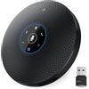 EMEET Altoparlante Bluetooth per conferenze - vivavoce USB con 4 microfoni AIm, per 10-15 persone chiamata full duplex, microfono da conferenza con AUX, Dongle, Plug & Play, per squadre, zoom, ecc.