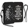 Pwsap Custodia in Neoprene per Smartphone, Schizzo Femminile Astuccio Portacellulare a Sacchetto con Cordino, 7 Custodia per Telefono Borsa Verticale Impermeabile for iPhone Samsung, Regalo Donne Ragazze