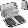 ProCase Custodia Hard Disk Esterno 2.5'', Custodia Rigida per HDD SSD TOSHIBA Western Digital Maxtor WD KESU Seagate My Passport Hitachi Samsung Canvio Basics 500G 1TB 2TB 3TB 4TB -Argento