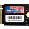 LinkMore XE-430 PRO 1TB M.2 2230 NVMe SSD, PCIe Gen4 x4 / PCIe 4.0 Unità a stato solido interna, espansione di archiviazione per dispositivi di gioco portatili