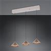 TRIO Leuchten Laguna lampada a sospensione 3 luci, LED, 336210365, Laguna [Lampade per Interni > Lampade a Sospensione]