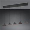 TRIO Leuchten Laguna lampada a sospensione 5 luci, LED, 336210532, Laguna [Lampade per Interni > Lampade a Sospensione]